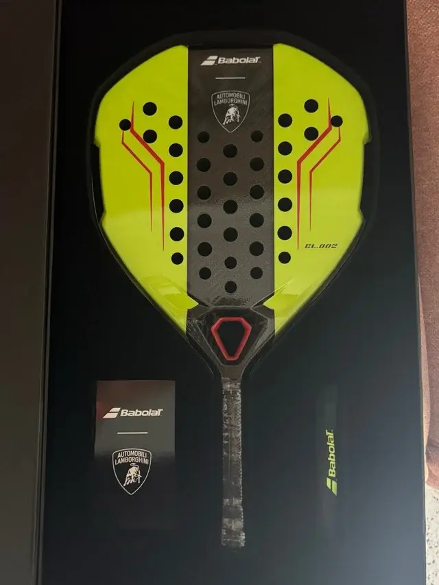 Babolat x Lamborghini BL002 padel racket front view