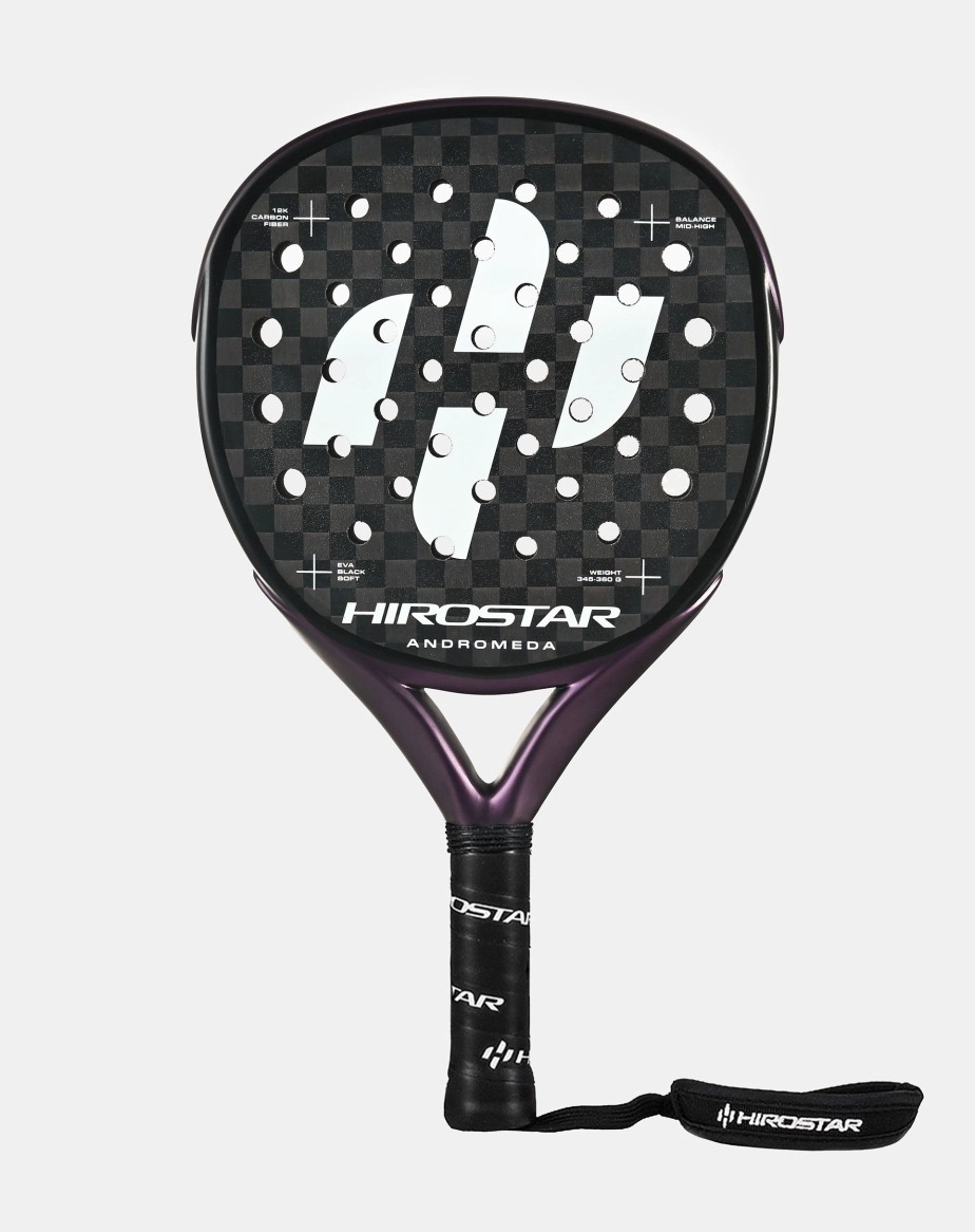 Hirostar Andromeda 26 padel racket front view
