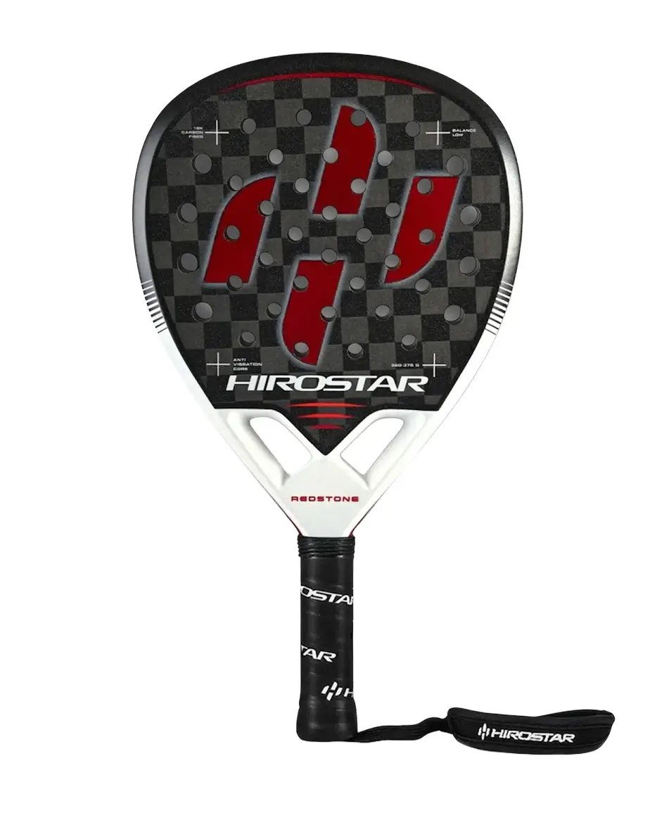 Hirostar Redstone 25 padel racket detail