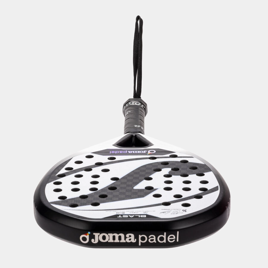 Joma St-Blast Juanlu Esbri silver black padel racket detail