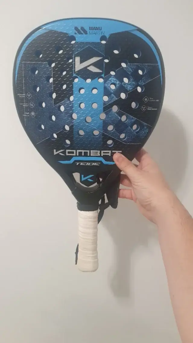 KOMBAT TEIDE 2025 padel racket front view