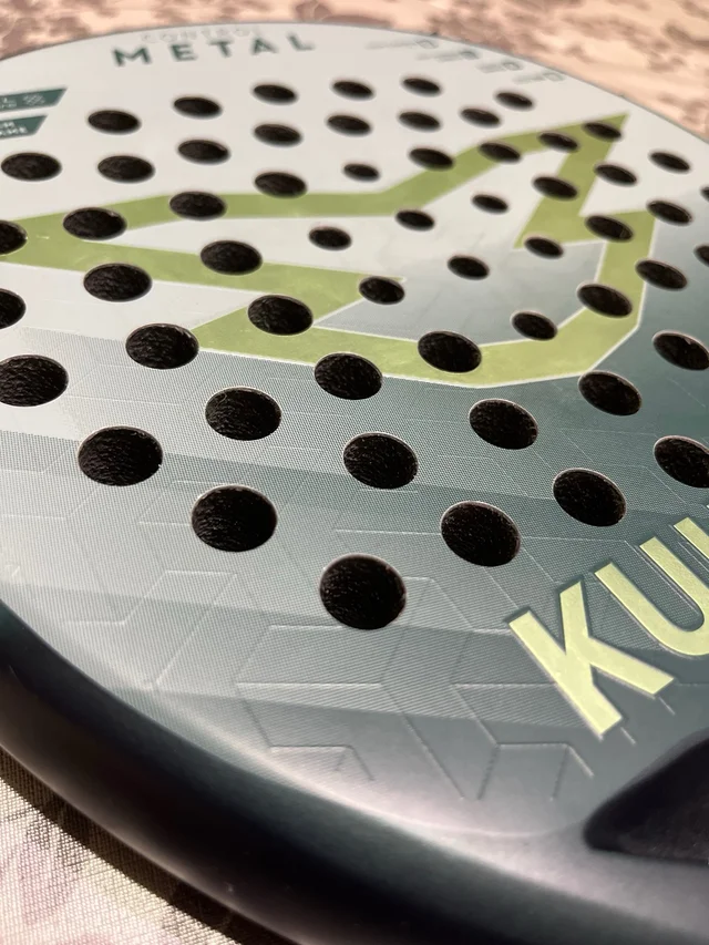 Pala de pádel Adulto - Kuikma Control Metal padel racket detail
