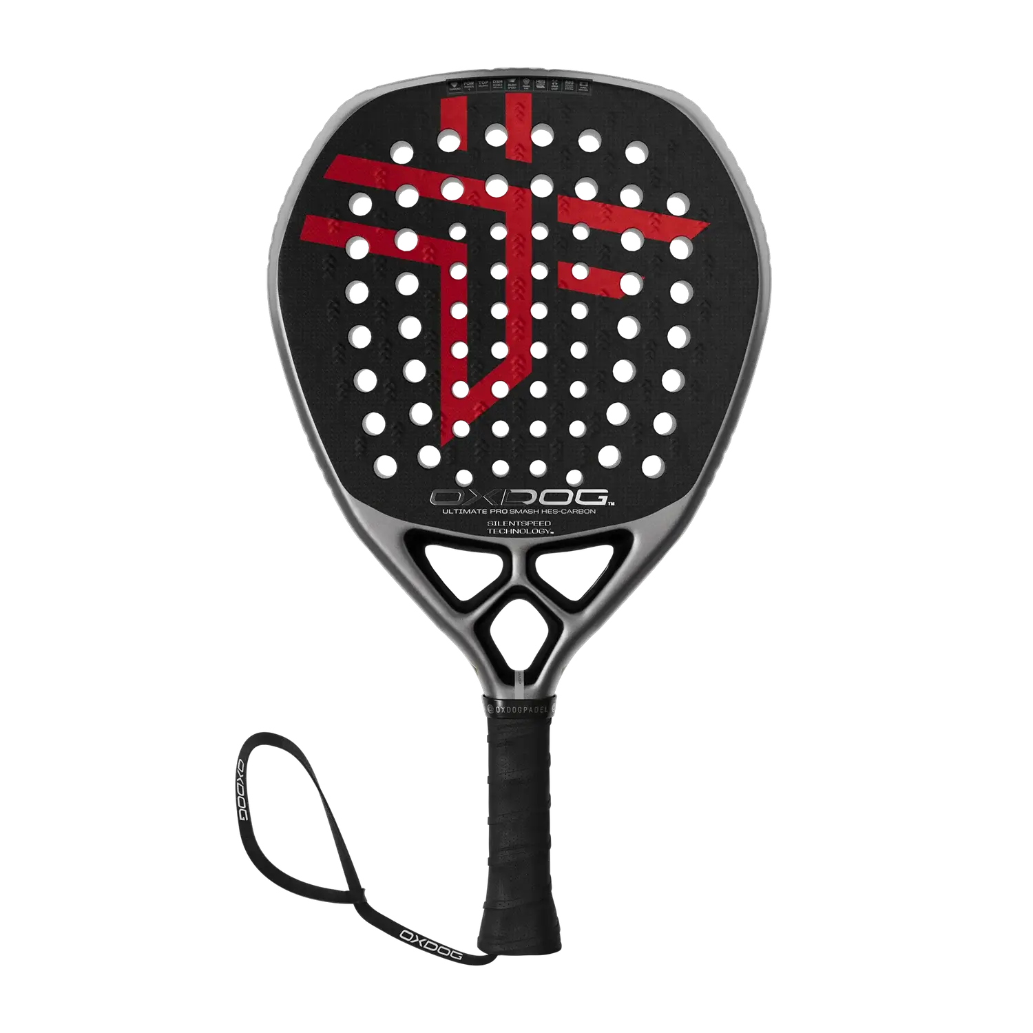 Oxdog ULTIMATE PRO SMASH 2026 padel racket front view