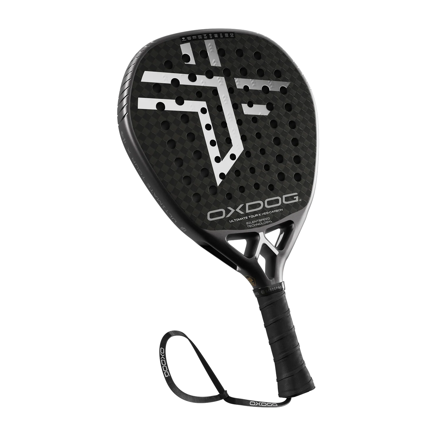 Oxdog ULTIMATE TOUR X 2026 padel racket front view
