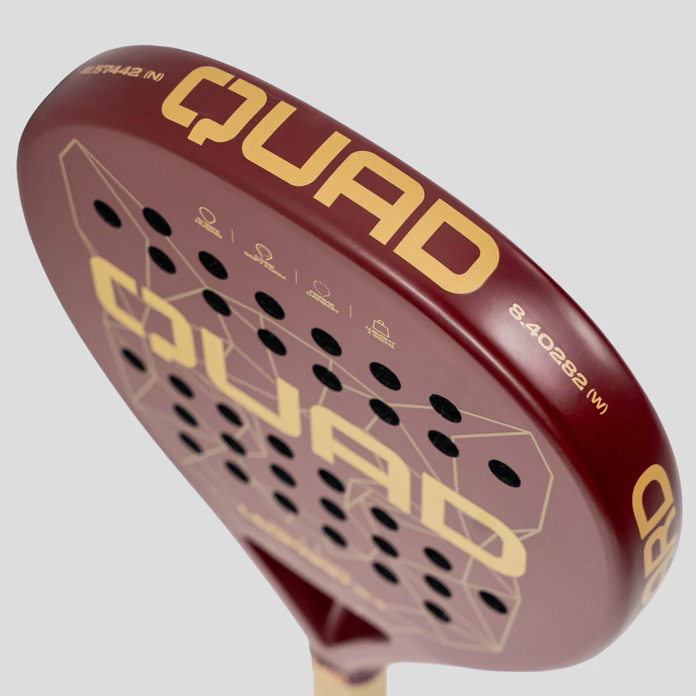 QUAD Leopard Padel Racket padel racket detail