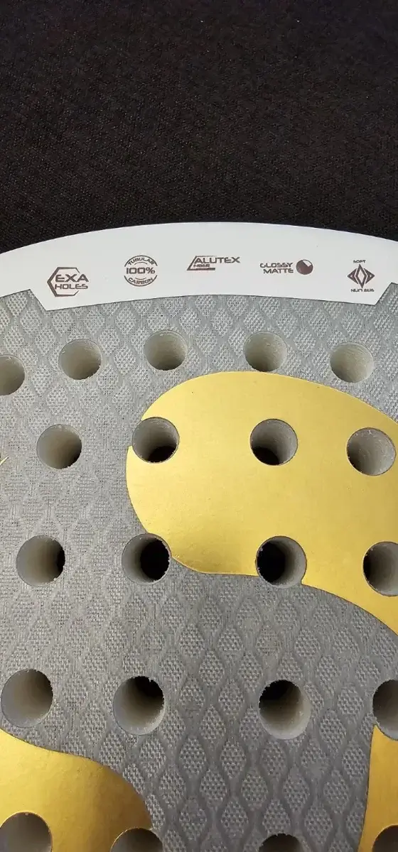 SANE ASSASSIN WHITE padel racket detail