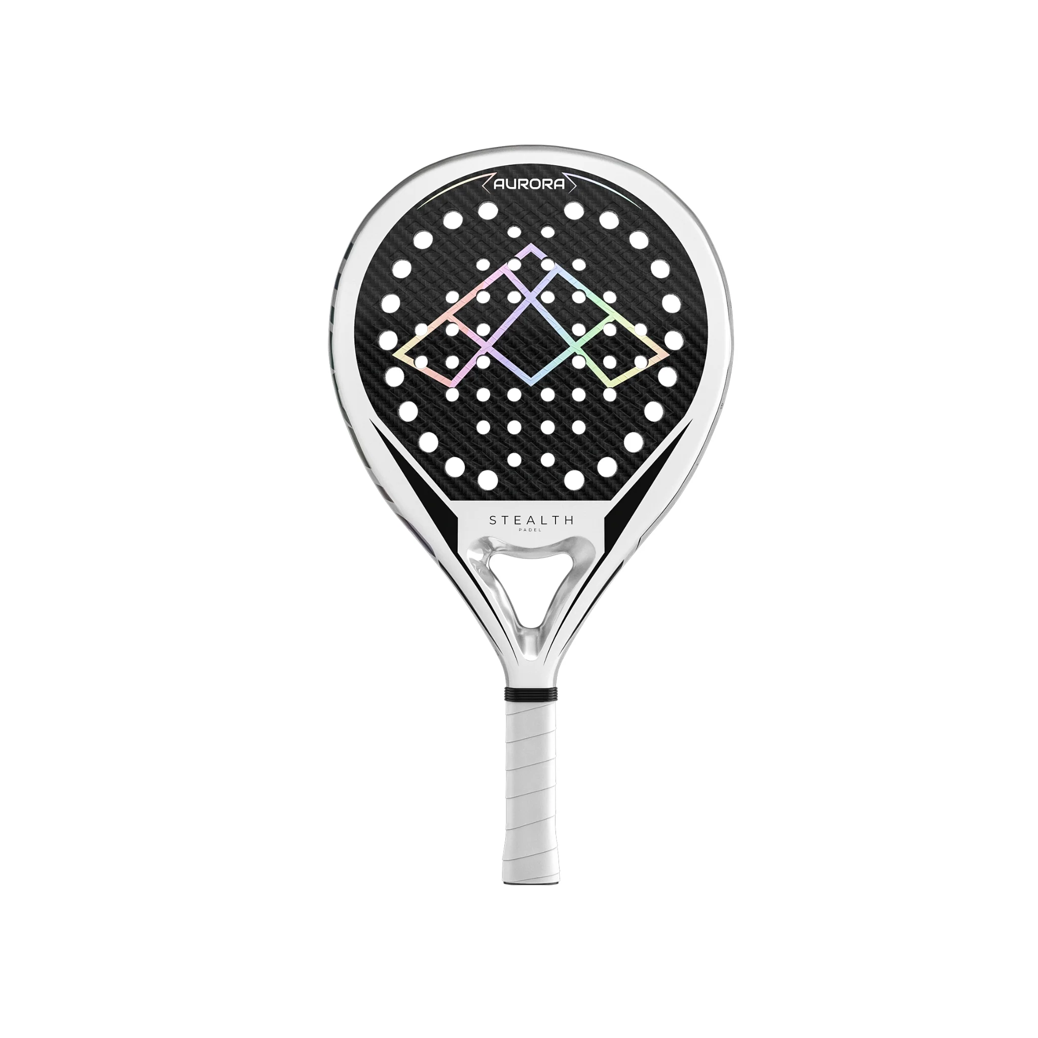 Stealth Padel Aurora padel racket front view