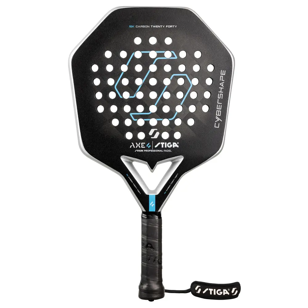 STIGA AXE 4 Cybershape padel racket front view