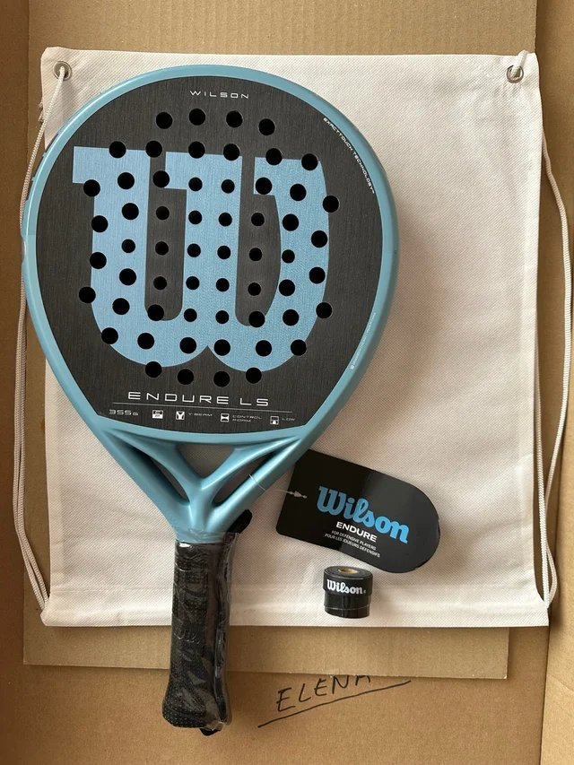 Wilson ENDURE LS v1 padel racket front view