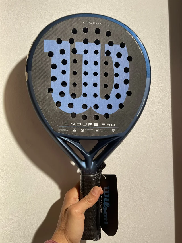 Wilson ENDURE Pro v1 padel racket front view